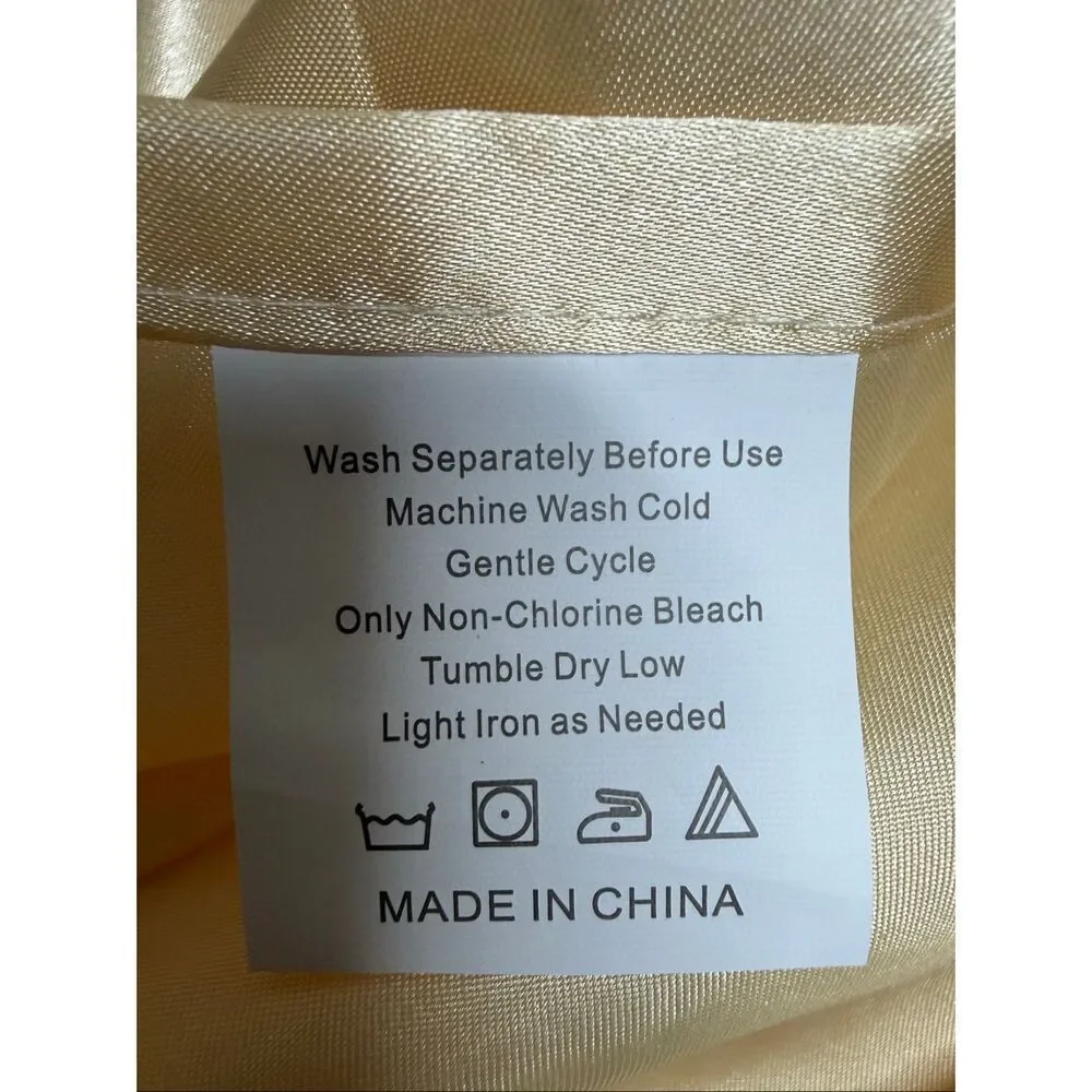 NWOT Satin Pillowcase Champagne 26” x 19”